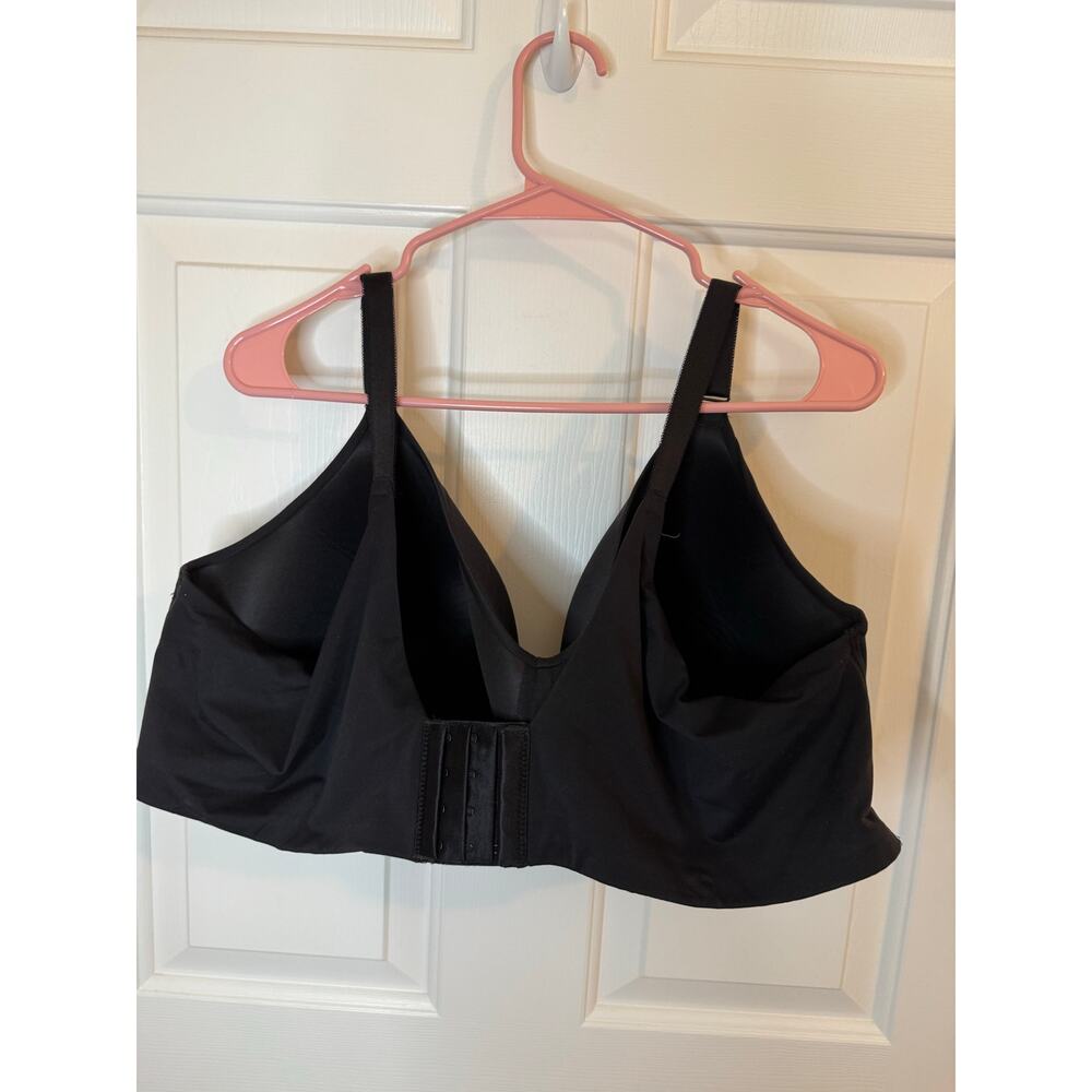 Torrid Wire-Free Lightly Lined Smooth Bra 11853893 Full Figured Plus 48DDD Black - Picture 4 of 13